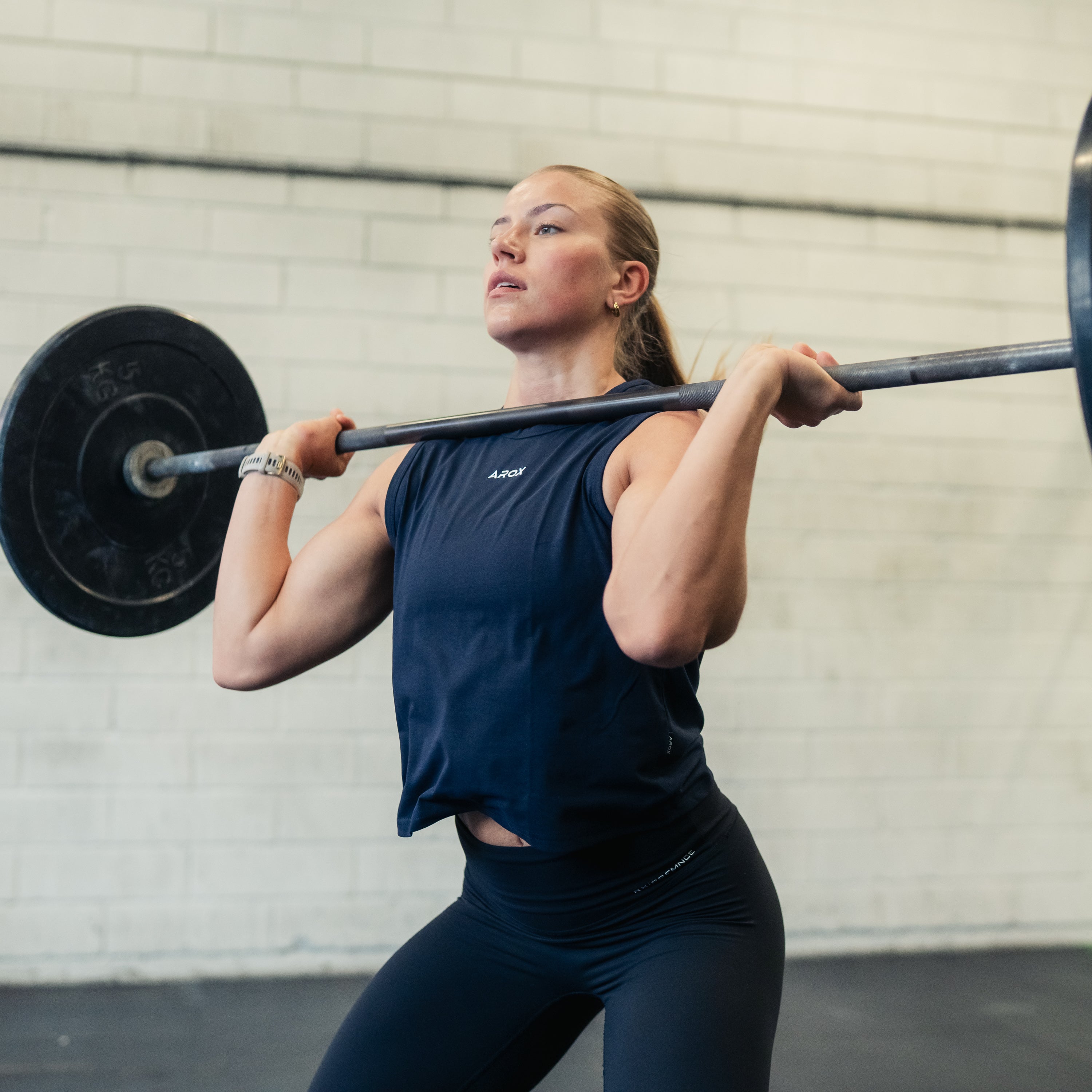 SportsTech women tank top (Marinblå)