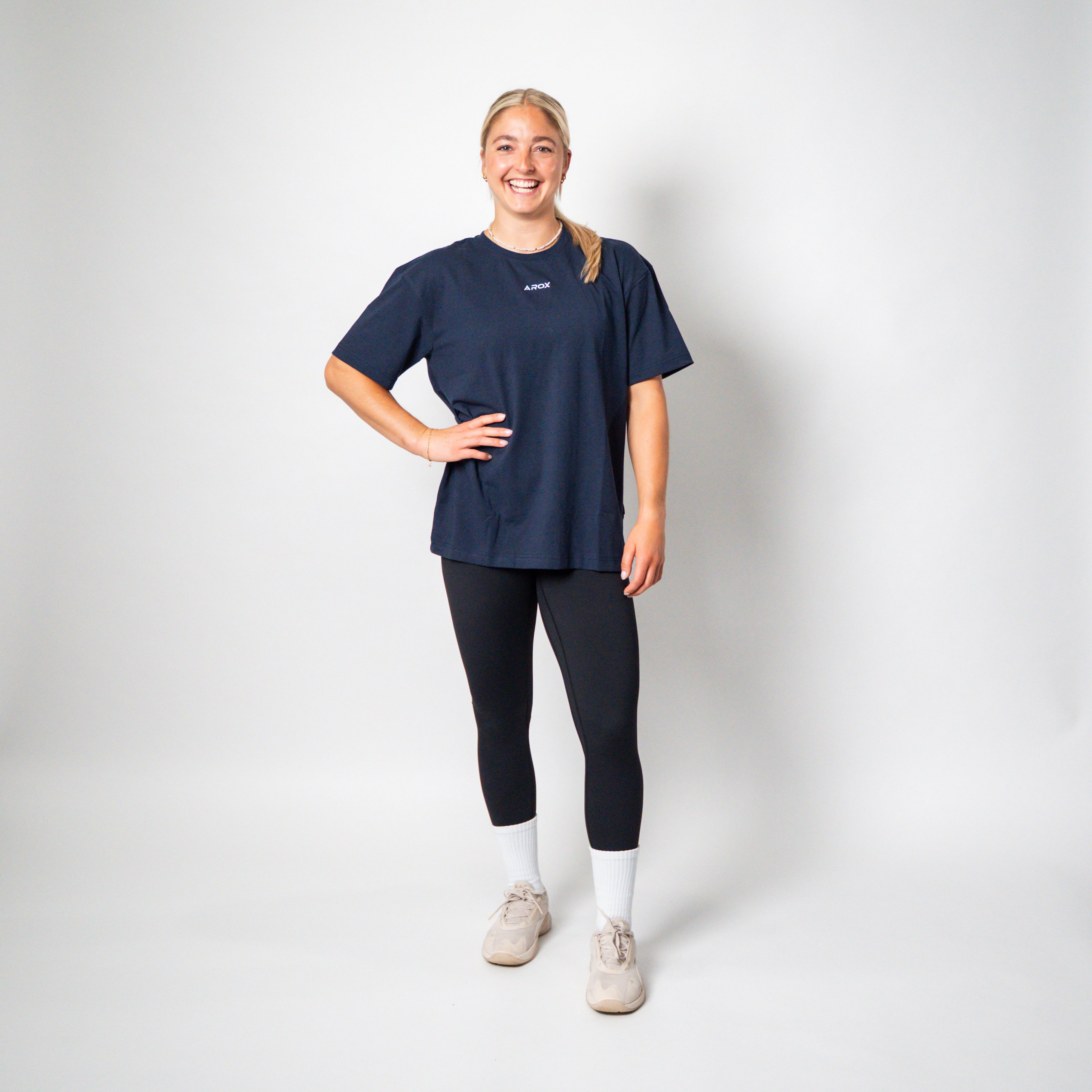 SportsTech oversized t-shirt navy blue