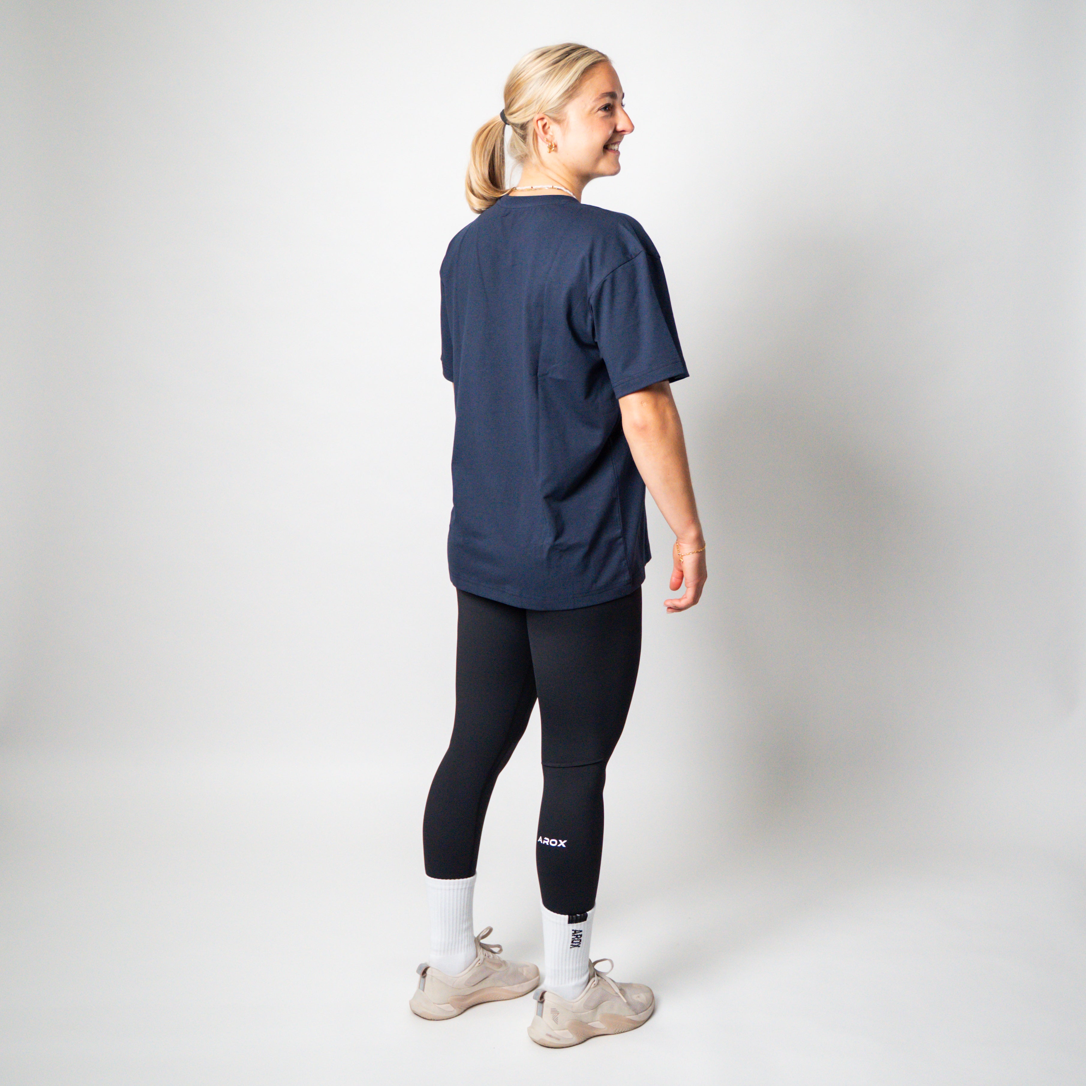 SportsTech oversized t-shirt (Mörkblå)