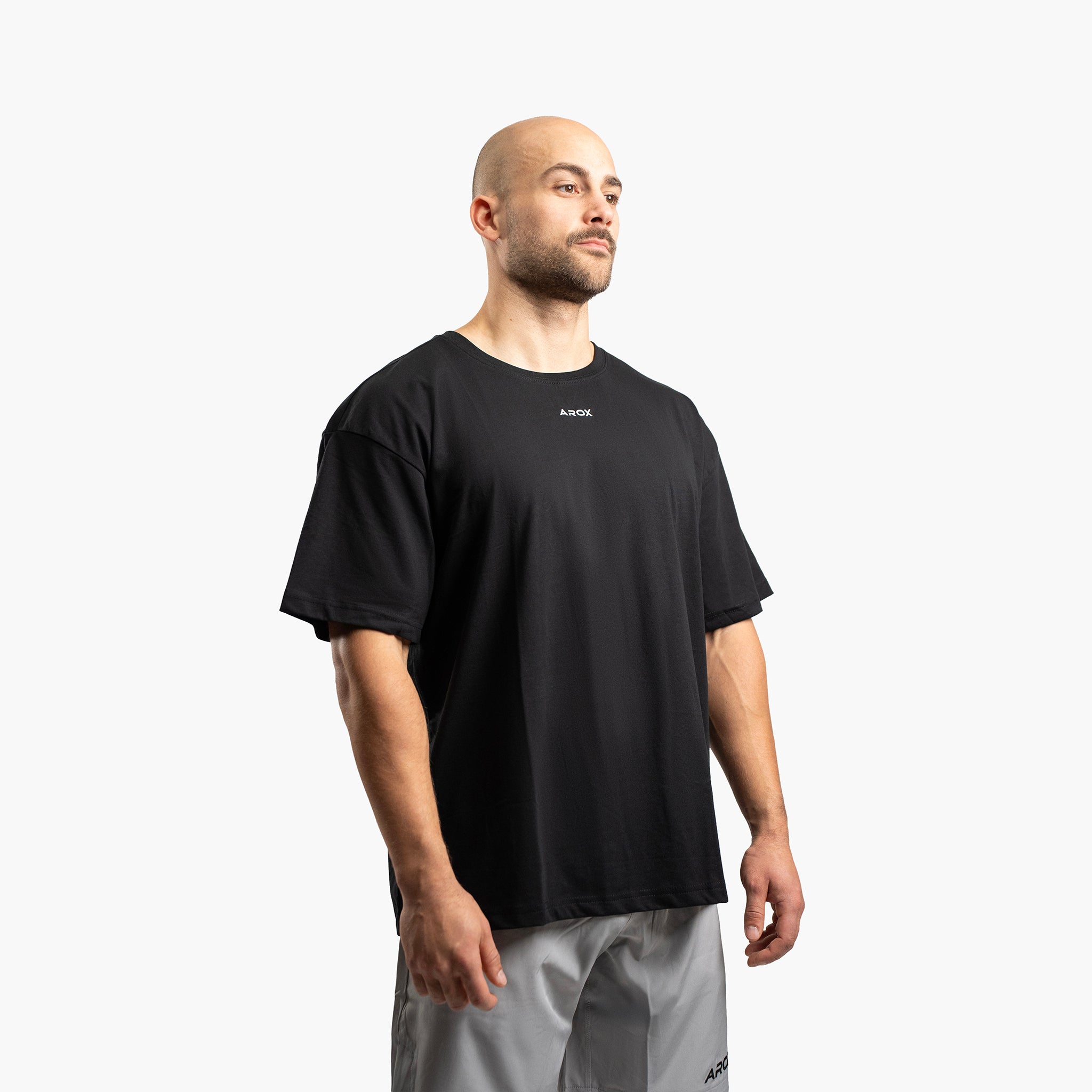 SportsTech oversized t-shirt (Svart)