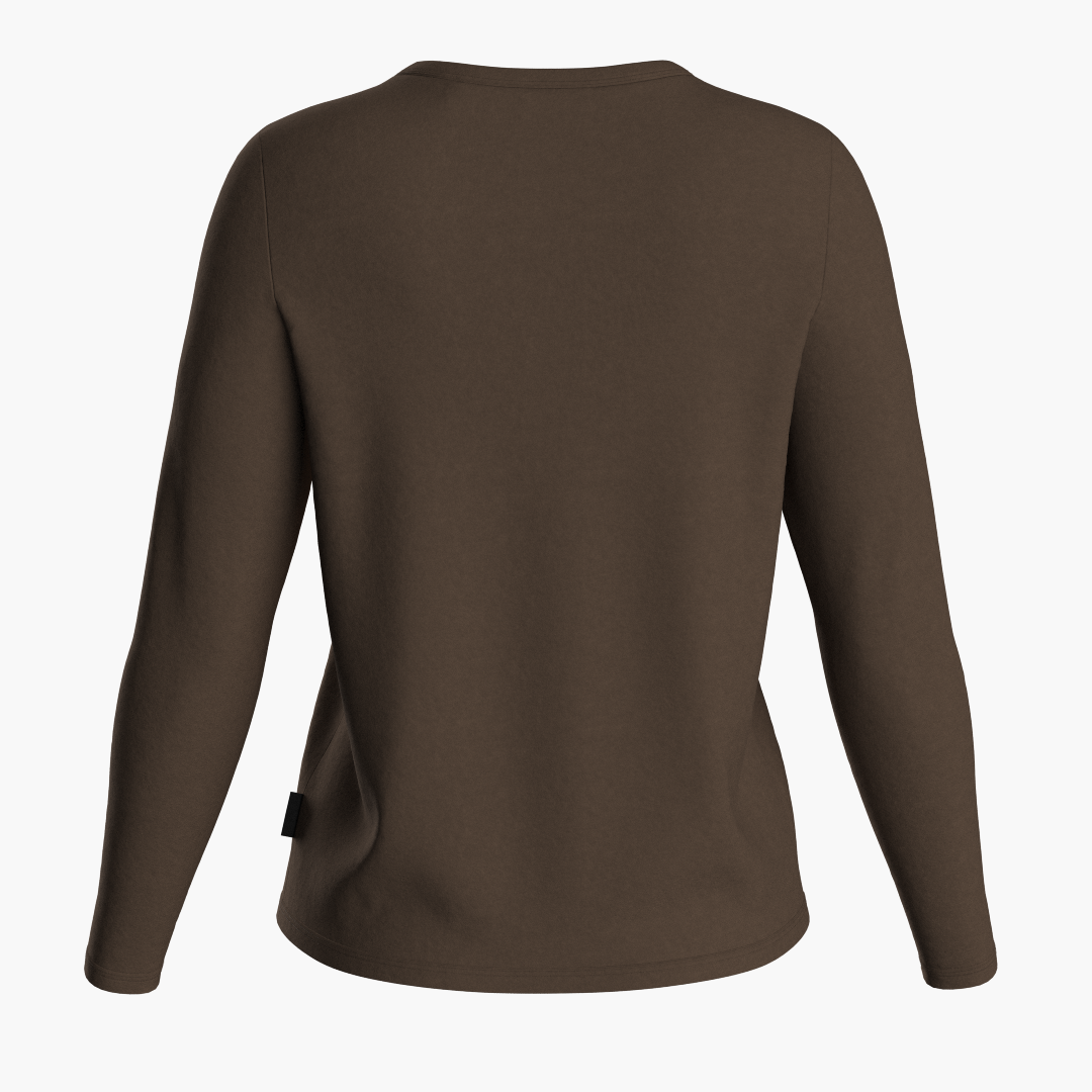 SportsTech women long sleeve (Dark brown)