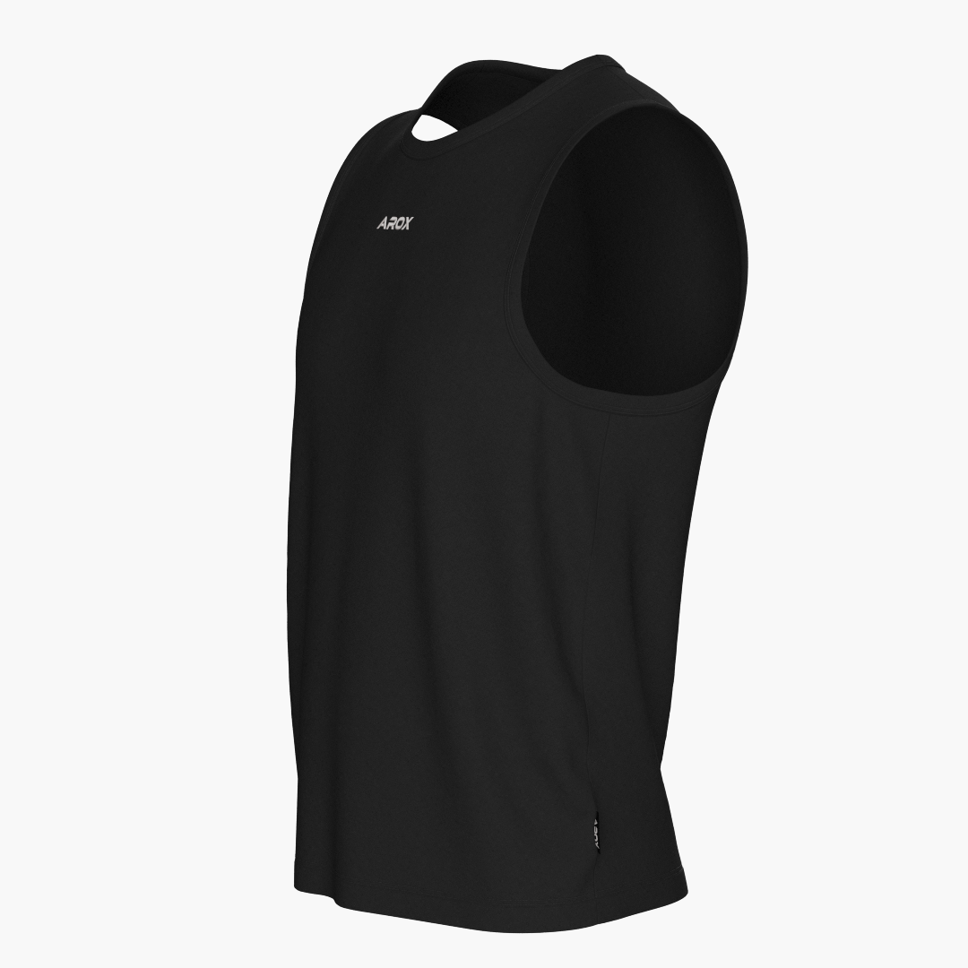 SportsTech men no sleeve (Svart)