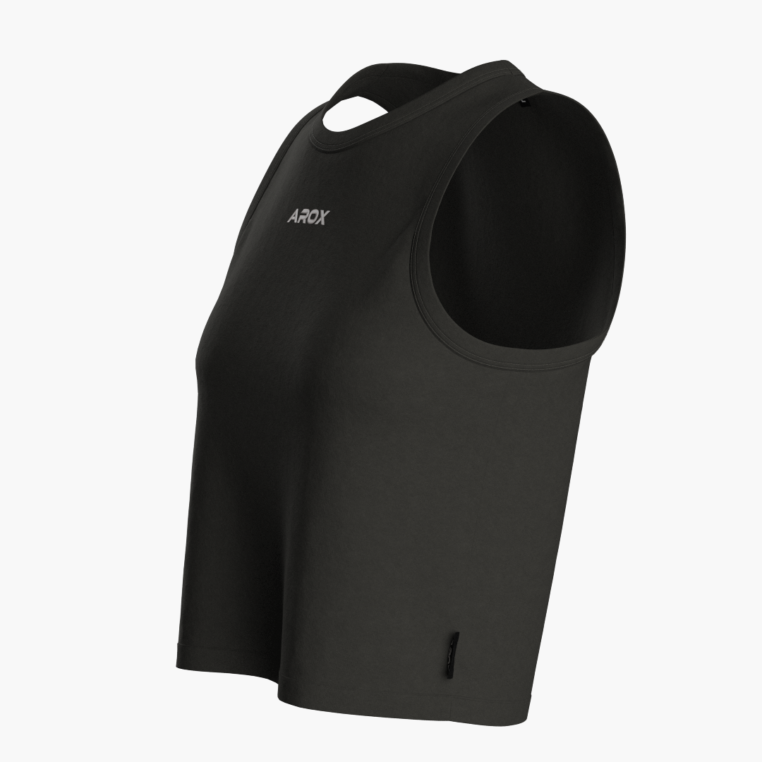 SportsTech women top (Mörkgrå)