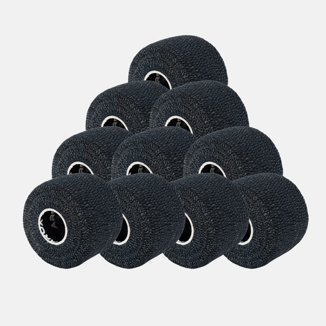 Flextape 10 pack black (Without glue leftovers)