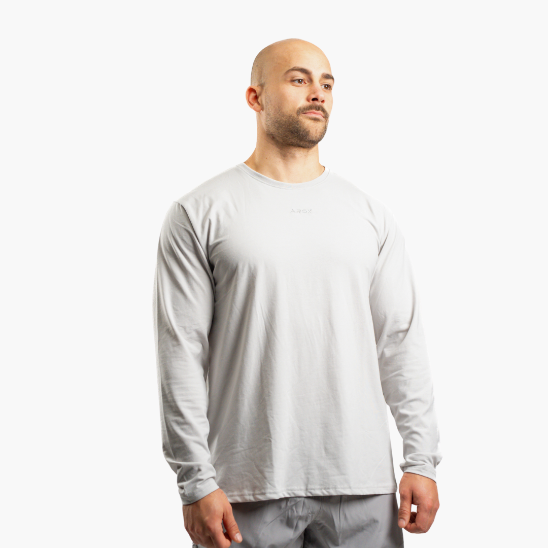 SportsTech men long sleeve (light grey)