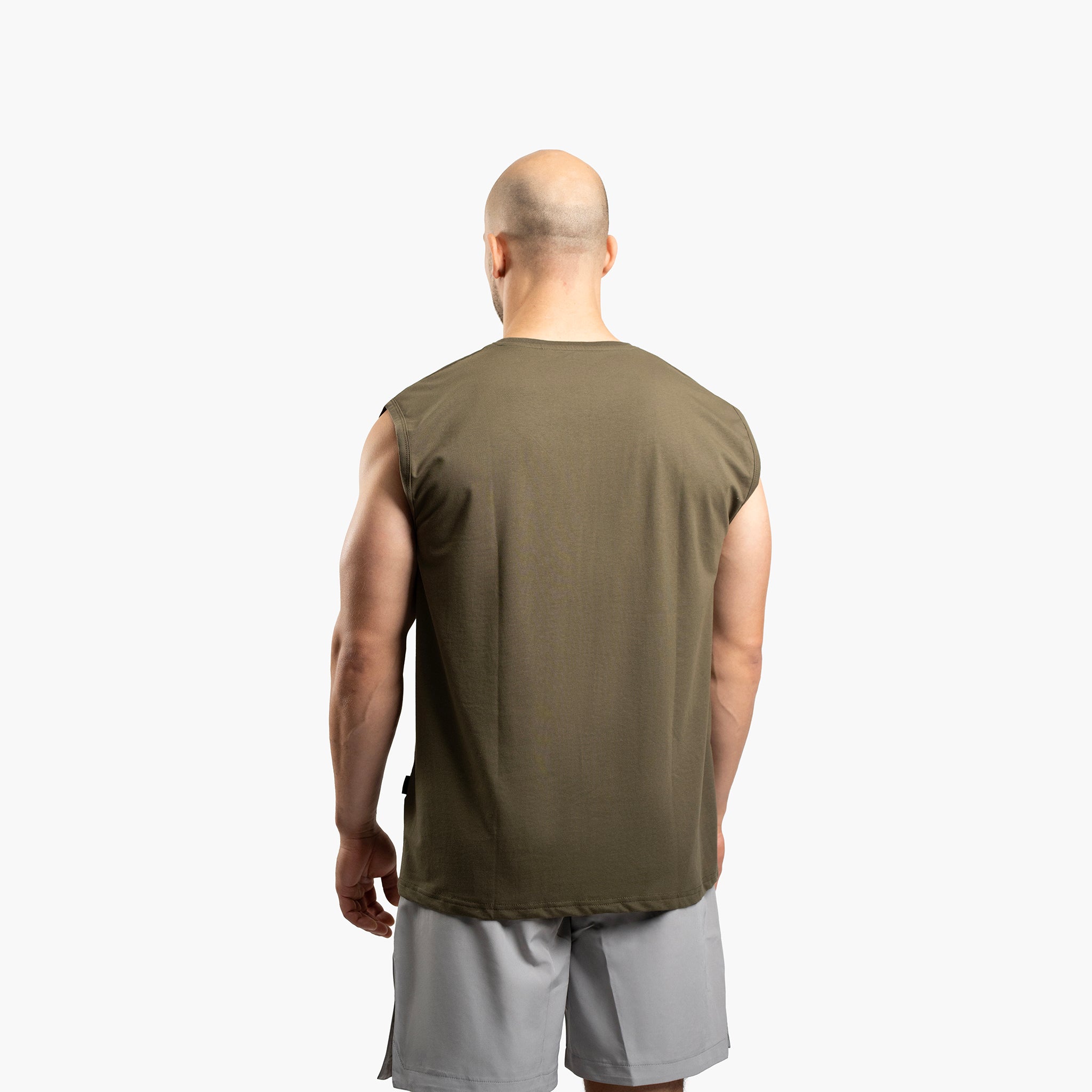 SportsTech men no sleeve (Grön)