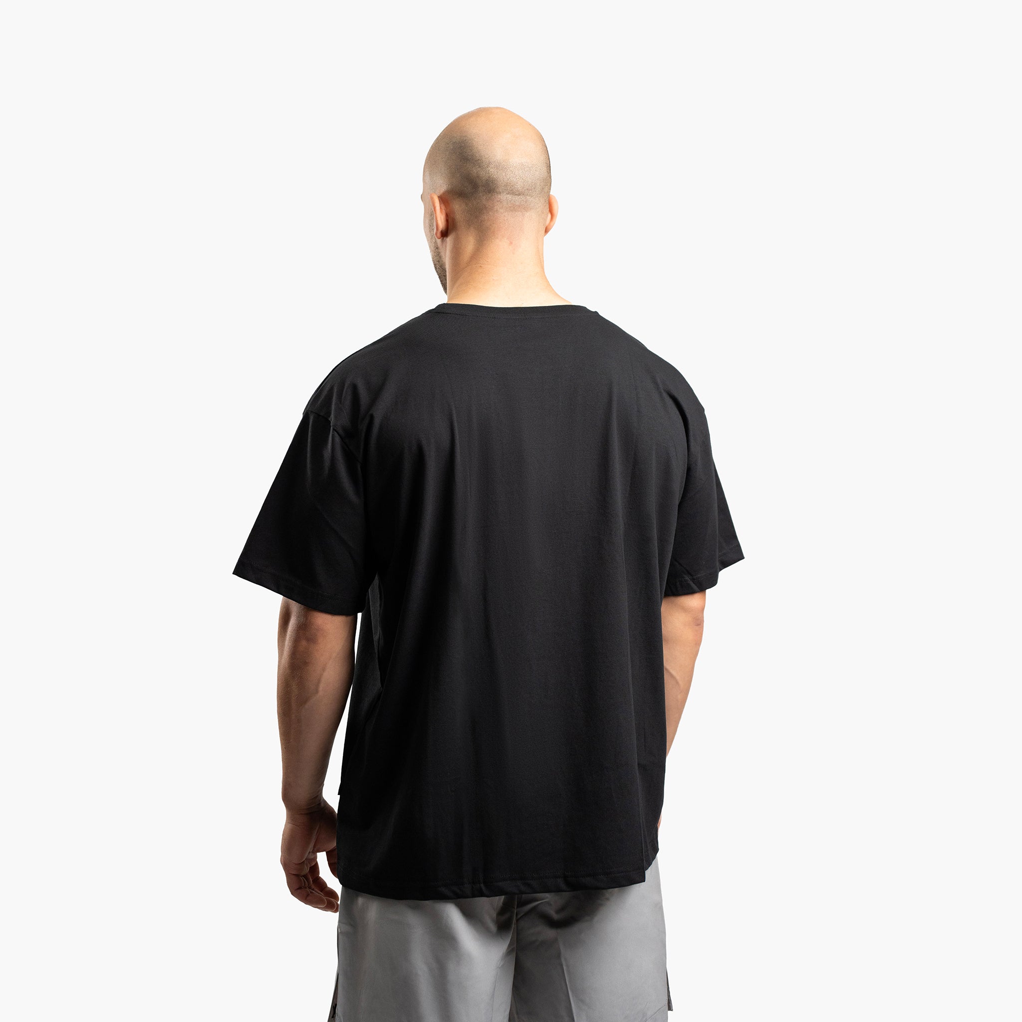 SportsTech oversized t-shirt (Svart)