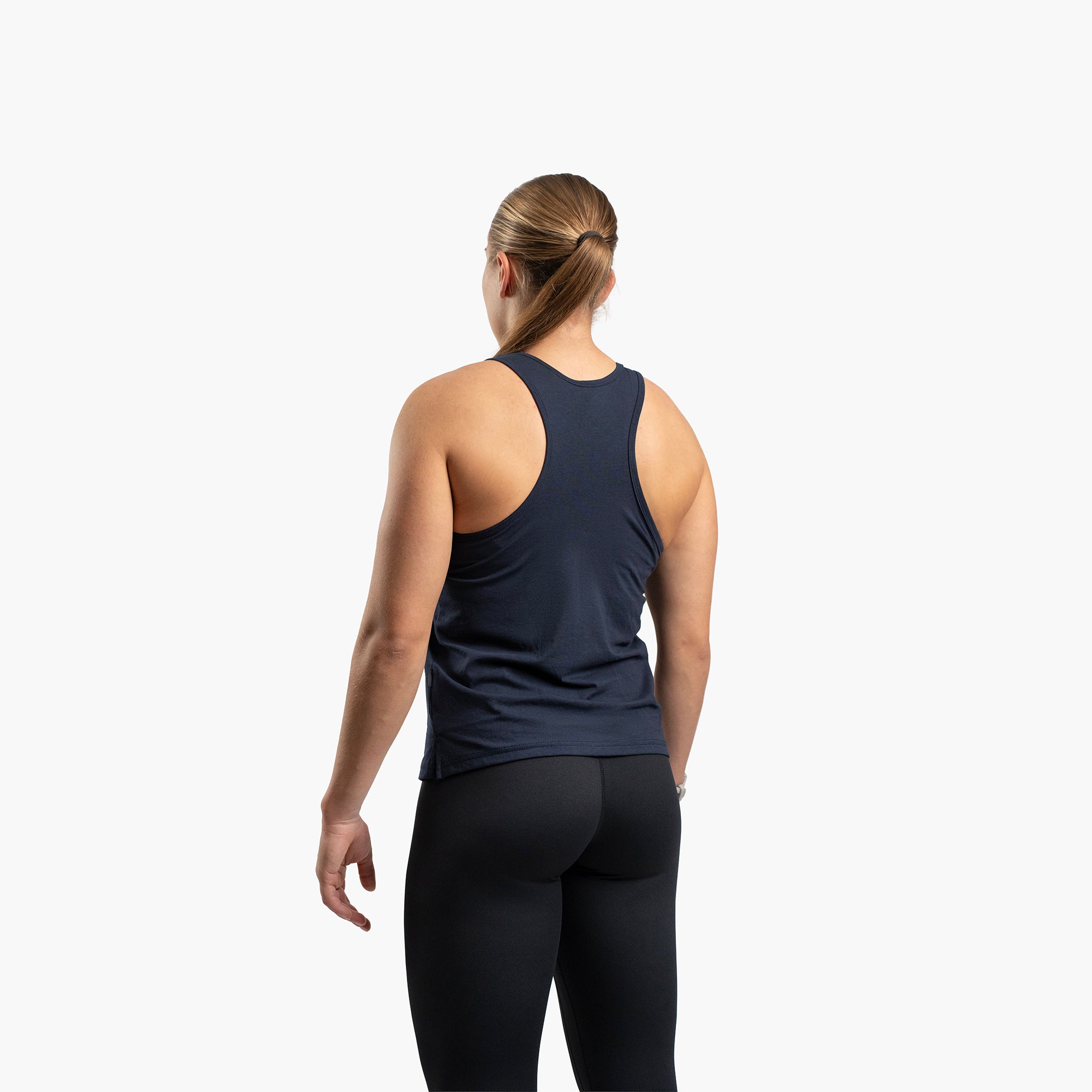 SportsTech women long top (Mörkblå)