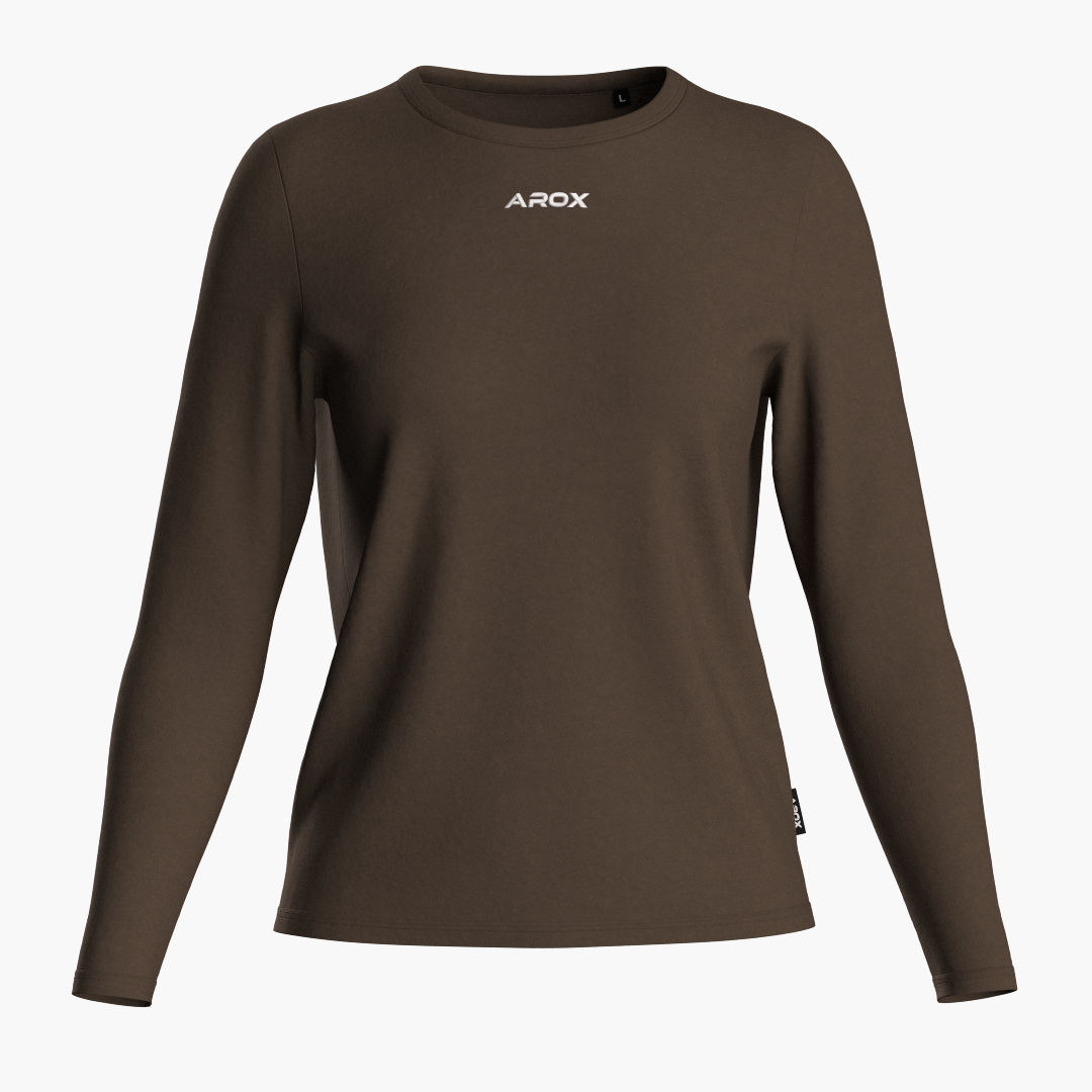 SportsTech women long sleeve (Dark brown)