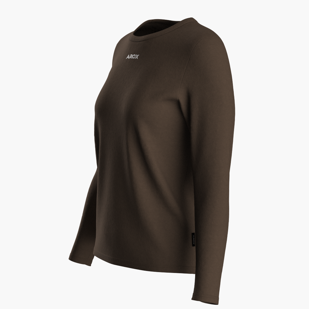 SportsTech women long sleeve (Dark brown)